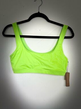 Skim Swim Neon Lime Scoop Bikini Too